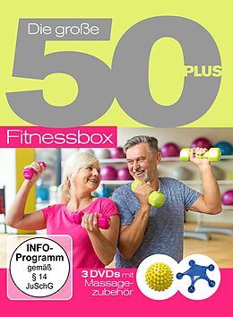 Die Grosse 50+Fitnessbox mit Massagezubehör DVD
