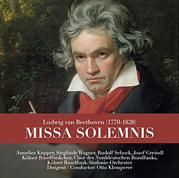 L. van - Klemperer,O Beethoven CD Missa Solemnis