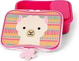 Skip Hop S9I414210 - Zoo Lunch-Set Lama, Lunchbox mit verschließbarem Snackbehälter, 4-teilig, Brotdose 700ml Spiel