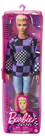 Barbie Ken Fashionistas Puppe im karierten Pullover Spiel