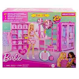 Barbie Traumkleiderschrank mit Puppe Spiel