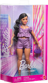 Barbie Deluxe Style im violetten Metallic Outfit Spiel