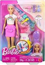 Barbie Haarspiel Puppe Regenbogen Glitzer Spiel