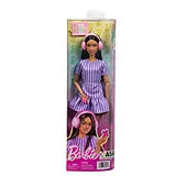 Barbie Fashionista mit lila Streifen Spiel