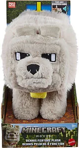 Minecraft Dennis the Wolf Deluxe Funktionsplüsch Spiel