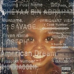 21 Savage Vinyl American Dream (translucent Red Vinyl)