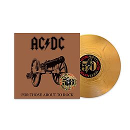 AC, DC Vinyl For Those About To Rock (we Salute You)/gold Vinyl