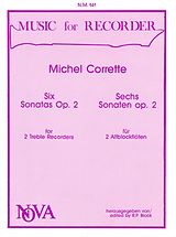 Michel Corrette Notenblätter 6 Sonaten op.2