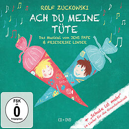 Rolf Zuckowski CD + DVD Ach Du Meine Tute (musical + 14 Grundschullieder)