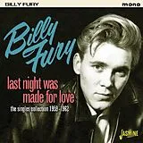 Bill Fury CD Last Night Was Made For Love