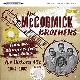 McCormick Brothers CD Tennessee Bluegrass For Home Folks - The Hickory 4