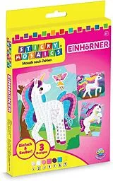 Sticky Mosaics Travel Pack Unicorn Spiel