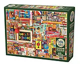 Zurück in die Schule Collage 1000 Teile Spiel