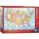 Karte der Vereinigten Staaten von Amerika (Puzzle) Spiel