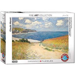 Puzzle Path through the Wheat Fields von Claude Monet