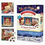 Puzzle Adventskalender - 1200 Teile Classic Christmas Spiel