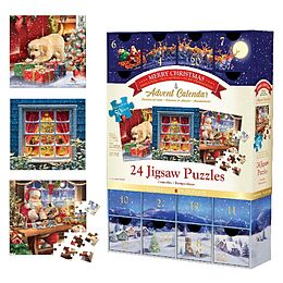 Puzzle Adventkalender - Frohe Weihnachten. 1200 Teile Spiel