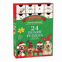 Puzzle Adventskalender - Christmas Paws Spiel