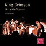King Crimson CD Live At The Marquee,London,August 10th,1971