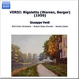Leonard Warren (Bariton), Erna Berger (Sopran), Jan Peerce (Tenor) CD Rigoletto(1950)