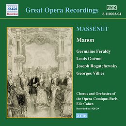 Germaine Feraldy (Sopran), Louis Guenot CD Manon