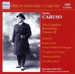 Enrico Caruso CD Complete Recordings Vol.10