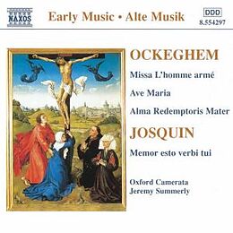 Johannes Okeghem (Ockeghem) / Josquin Desprez CD Missa L'homme Arme