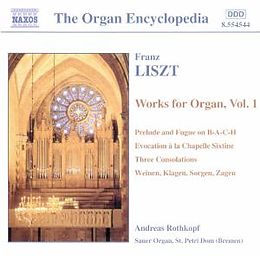 Andreas Rothkopf (Orgel) CD Orgelwerke Vol 1