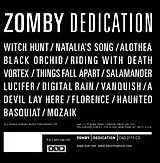 Zomby CD Dedication