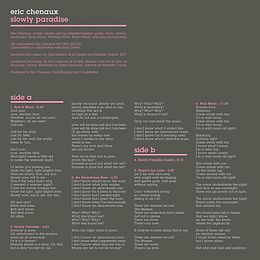 Eric Chenaux Vinyl Slowly Paradise