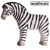 Wudimals A040452 - Zebra, Zebra, handgeschnitzt aus Holz Spiel