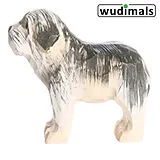 Wudimals A040633 - Hund, Dog, handgeschnitzt aus Holz Spiel