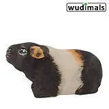 Wudimals A040724 - Meerschweinchen, Guinea Pig, handgeschnitzt aus Holz Spiel