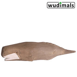 Wudimals A040803 - Pottwal, Sperm Whale, handgeschnitzt aus Holz Spiel