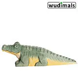 Wudimals A040816 - Krokodil, Crocodile, handgeschnitzt aus Holz Spiel