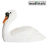 Wudimals A041006 - Schwan, Swan, handgeschnitzt aus Holz Spiel