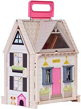 Tragbares Tote-ables Cottage-Puppenhaus Spiel