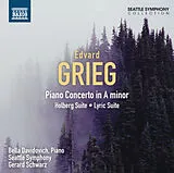 Davidovich/Schwarz/Seattle SO CD Klavierkonzert A-Moll/Holberg-Suite