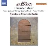 Spectrum Concerts Berlin CD Klavierqn/trio 1/streichquar 2