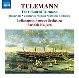 Barthold/Indianapolis Kuijken CD The Colourful Telemann