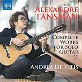 Andrea De Vitis CD Sämtliche Werke Für Gitarren Solo,Vol.1