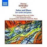 Sheppard Skærved/Orton/Houston CD Solos And Duos For Violin And Piano