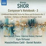 Massimiliano/Geniet,Rémi Caldi CD Shor: Composer'S Notebook,Vol. 3