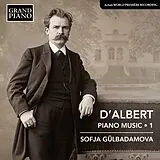 Sofja Gülbadamova CD D'Albert: Klaviermusik Vol. 1