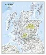 Carte (de géographie) National Geographic Scotland Wall Map - Classic (30 X 36 In) de National Geographic Maps