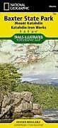 Carte (de géographie) Baxter State Park Map [Mount Katahdin, Katahdin Iron Works] de National Geographic Maps