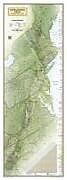 Carte (de géographie) National Geographic Appalachian Trail Wall Map in Gift Box (18 X 48 In) de National Geographic Maps