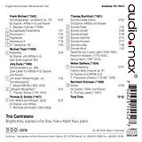 Trio Cantraiano CD Sonnengesänge