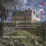 Martin/Orchester M Spangenberg SACD Hybrid Klarinettenkonzerte 1+2/Ouvertüren/Concertino