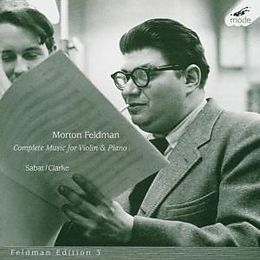 Marc Sabat, Stephen Clarke CD Complete Music For Violin & Piano